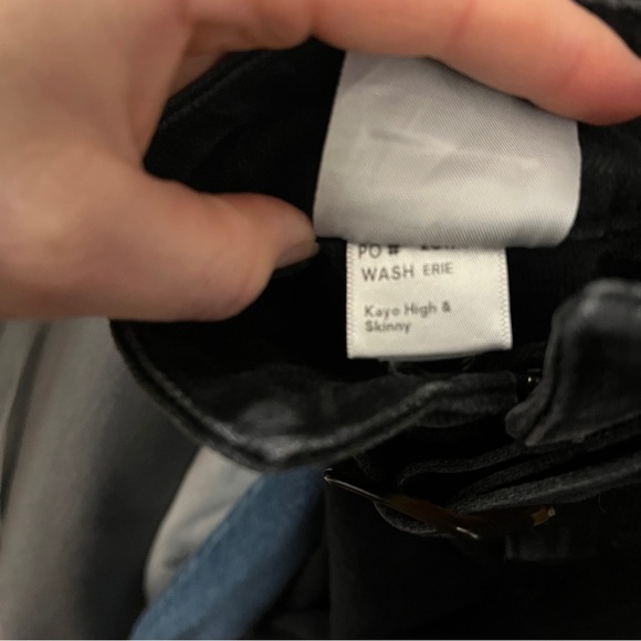 Reformation Kayo high + skinny jean (w/ belt!) | Size 28 | Washed Black (Erie) - Picture 14 of 15